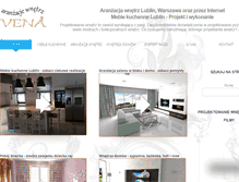 Tablet Screenshot of kuchnie-vena.pl